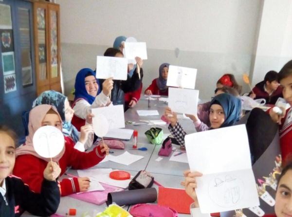 6 a sinifi gorsel sanatlar dersinde